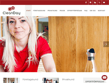 Tablet Screenshot of cleanday.se